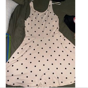 Polka dot H&M divided skater dress